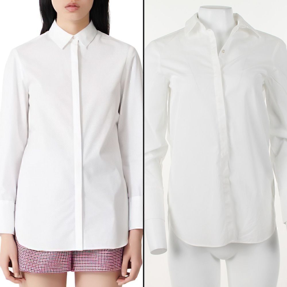 Maje Cocky Cotton Shirt